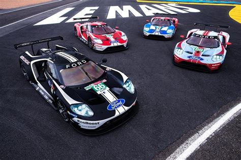 Los colores míticos de los Ford GT de Le Mans 2019