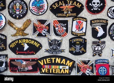 Vietnam War Us Special Forces Badges Stock Photo 125905979 Alamy