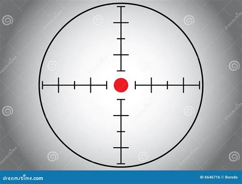 Gray Sniper Target Stock Vector Image Of Competitive 6646716