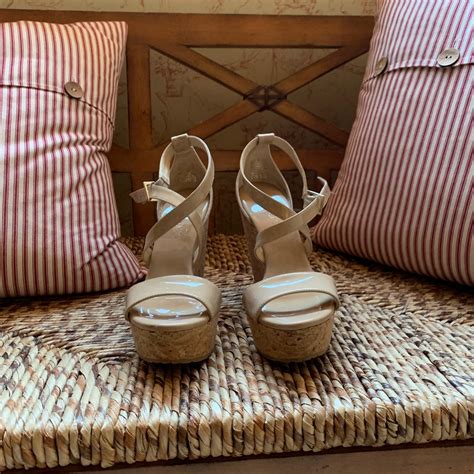 Jimmy Choo Wedge Nude Gem