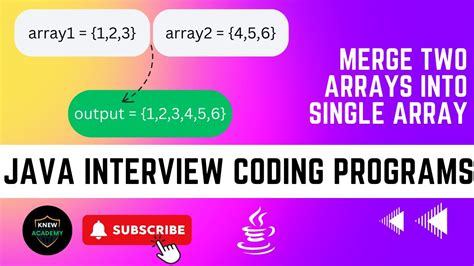 How To Merge Two Arrays Into Single Array In Java In Telugu Merge Two