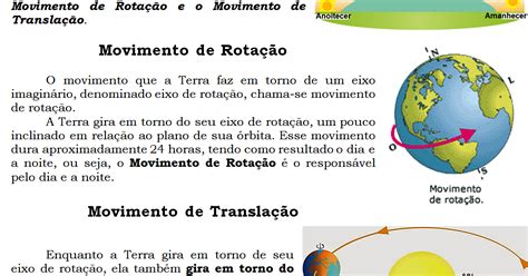 Movimentos Da Terra 4 Ano