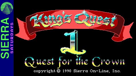 Kings Quest 1 Original And Remake Sierra Saturdays Youtube