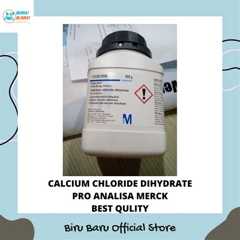 Jual Calcium Chloride Dihydrate Cacl H O Pro Analisa Gram