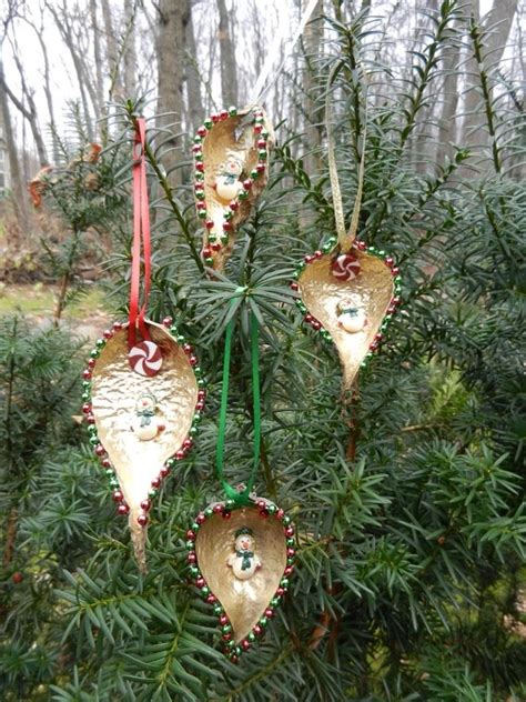 Items Similar To Christmas Tree Ornaments Handmade Ornaments Nature