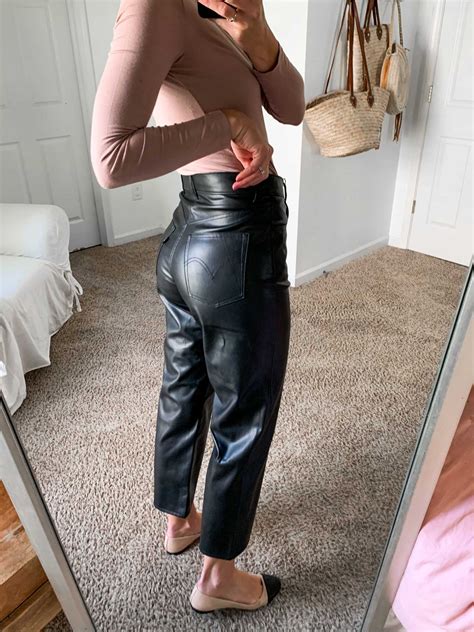 Ankle Pants Outfit Brown Leather Pants Outfit Cropped Pants Outfit