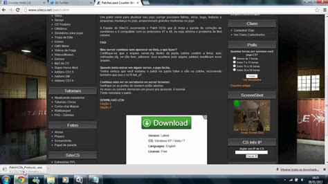 Como Baixar E Instalar O Patch V No Cs Youtube
