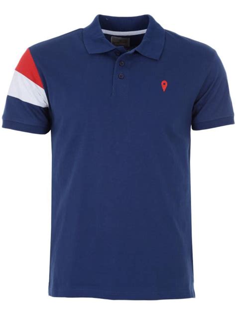 Polo Manches Courtes Homme CICOLOR DEGRE CELSIUS Bleu Marine