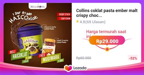 Collins Coklat Pasta Ember Malt Crispy Choco Crunchy