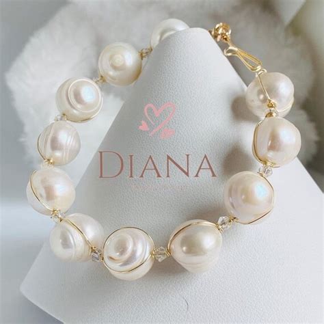 Bracelet Pearl Pearl Bracelet Bracelets Woman Fashion Etsy