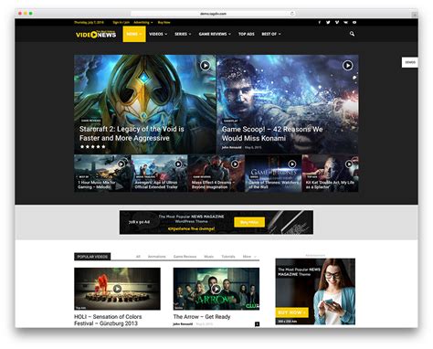 Best Gaming Website Templates Html Wordpress Colorlib