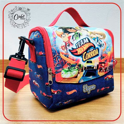 Lancheira Térmica Hot Wheels Infantil P Elo Produtos Especiais