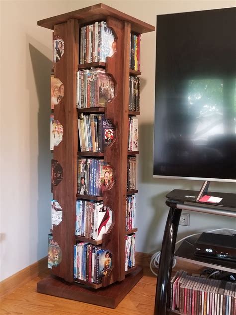 Custom Wood Dvd Shelves