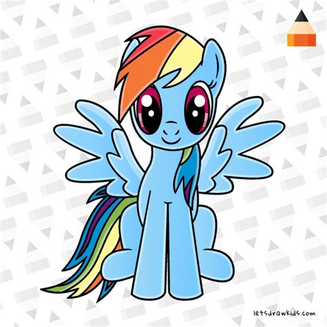 How To Draw Mlp Rainbow Dash