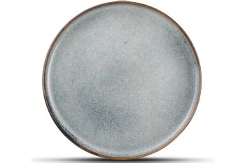 Assiette Plate En Fa Ence Grise Tadaki Maisons Du Monde