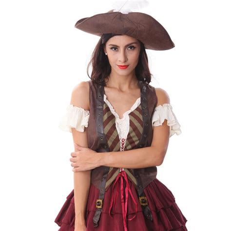 Brand New Sexy Spanish Pirate Swashbuckler Adult Halloween Costume For