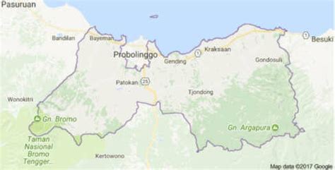 Map Location Probolinggo Regency, East Java | Download Scientific Diagram