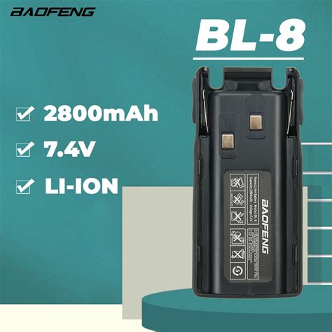 Baofeng Bater A Original De Iones De Litio Para Radio Bidireccional Bl