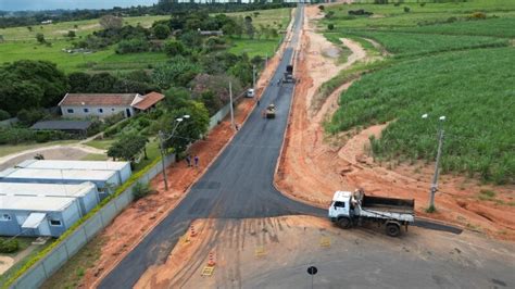 Prefeitura Conclui Obra De Pavimentação Da Avenida Principal Do Árvore