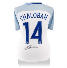 Nathaniel Chalobah Back Signed England Home Shirt