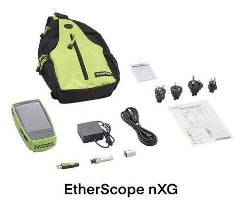 NetAlly EtherScope nXG Portable 10G & Wi-Fi 6E Network Analyzer (FOAM-BLK / FIELD-PACK) (ETHERSCOPE-NXG-FOAM-BLK-FIELD-PACK)