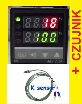 REGULATOR TEMPERATURY REX C100 CZUJNIK Termostat 6330973486