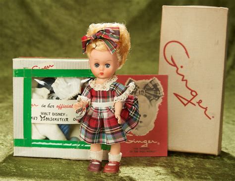 8 Cosmopolitan Ginger Doll In Original Box With Mouseketeer Costume