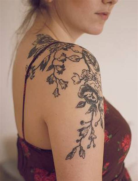 67 Cool Vine Shoulder Tattoos Shoulder Tattoos