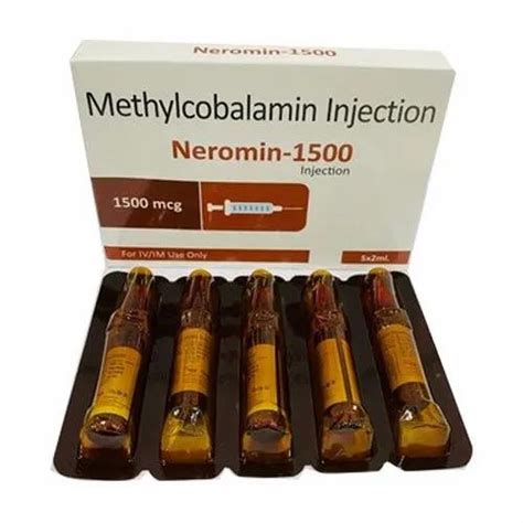 Methylcobalamin 1500 Mcg Injection 5 X 2 Ml At Rs 45 Unit In Hapur