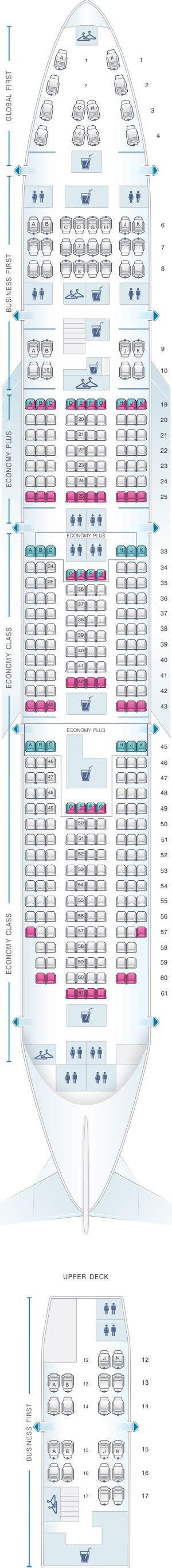 Boeing 747 Seating Chart