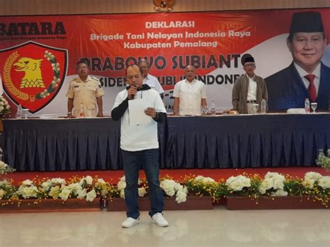 Kelompok Masyarakat Pemalang Ini Deklarasikan Dukung Prabowo Subianto