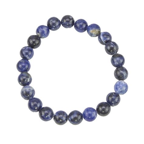 Bracelet Sodalite Pierres Boules Mm