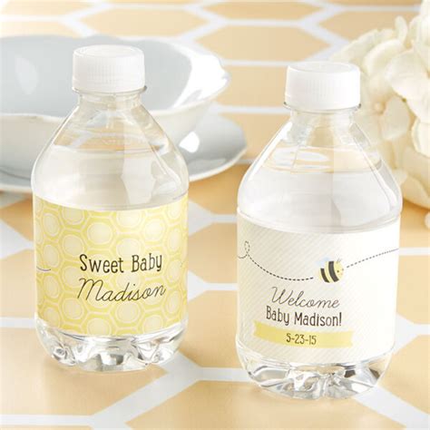 ÉTIQUETTES PERSONNALISÉES POUR BOUTEILLES D EAU SWEET AS CAN BEE