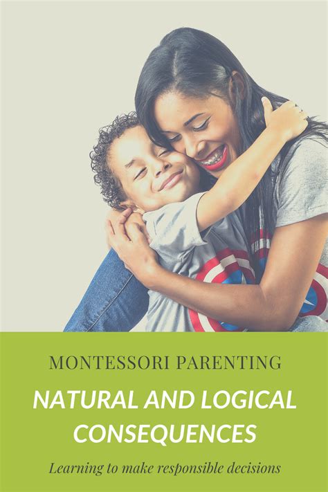 Natural And Logical Consequences Montessori Parenting Montessori