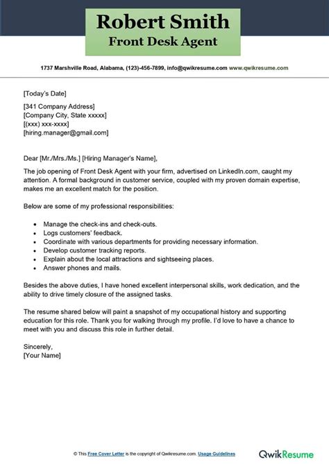 Administration Officer Cover Letter Examples Qwikresume