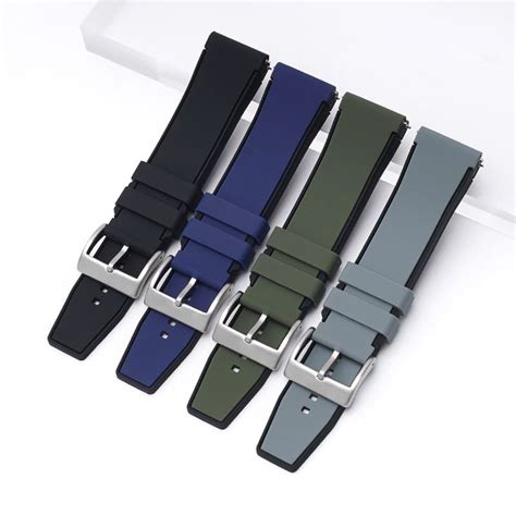 Universal Quick Release Silicone Rubber Watch Strap 20mm 22mm 24mm 26mm Shopee Philippines