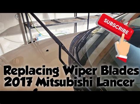 How To Replace Front Windshield Wiper Blades On A Mitsubishi