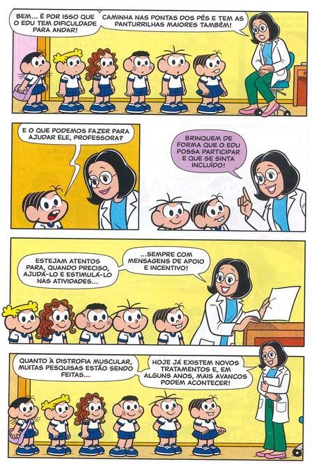 Turma Da Monica Conheca Edu Personagem Doenca Rara Images