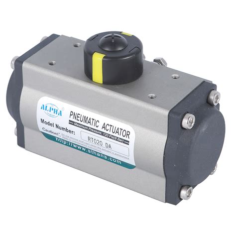 Alpha C Black Double Acting Rt Pneumatic Valve Actuator With Limit