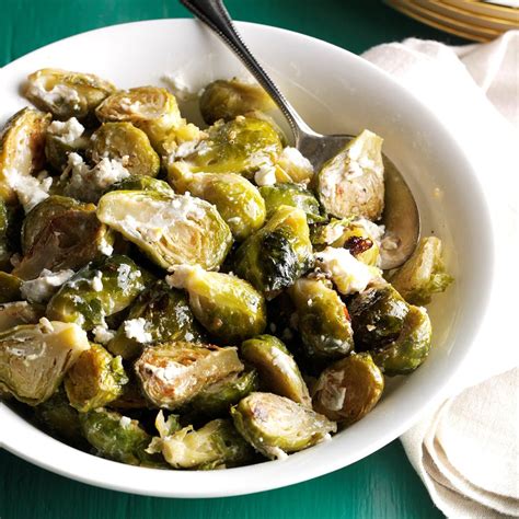 Brussels Sprouts With Garlic And Goat Cheese Recipe How To Make It