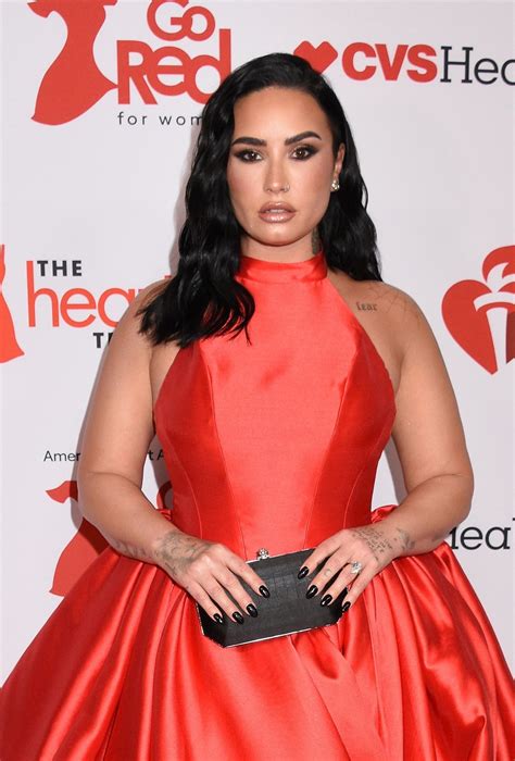 Demi Lovato 2024 American Heart Associations Go Red For Women