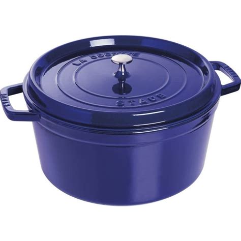 Staub Cocotte Ronde En Fonte émaillée 83l Bleue Boutique 1101