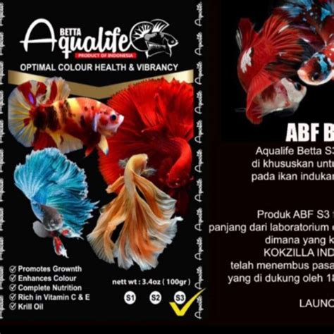 Jual Aqualife Betta S3 Pelet Breeding Cupang Di Seller DENTA PET SHOP