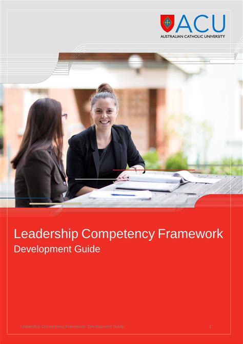 PDF Leadership Competency Framework Australian Leadership