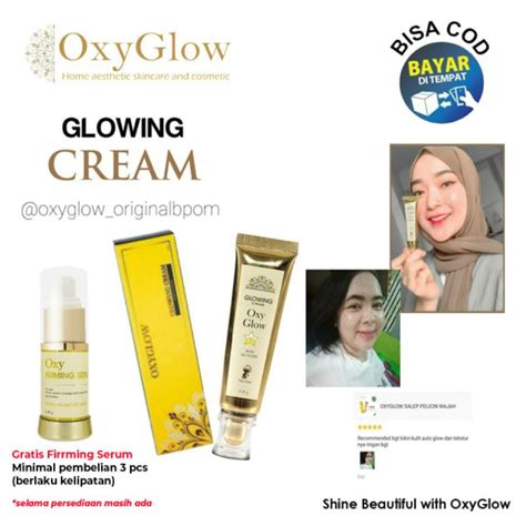 Jual Salep Oxy Glow Glowing Cream Oxyglow Salep Pelicin Wajah