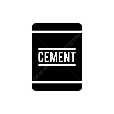 Cement Bag Icon Atop Style Icon Component Industry PNG And Vector