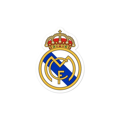 Real Madrid Fc Sticker Mls La Liga Soccer Team Soccer Etsy