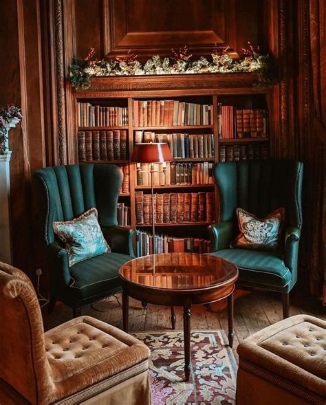 Cozy Book Nook Cozy Home Library Cozy Reading Area Library Room