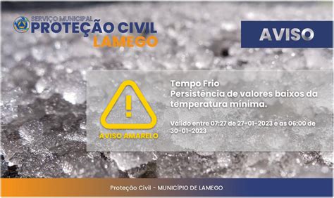 Serviço Municipal de Proteção Civil Lamego Aviso Amarelo IPMA