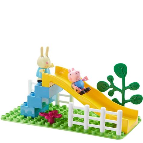 Peppa Pig Construction Playground Slide Set Toys Zavvi UK